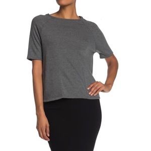 Go Couture Short Sleeve Knit Pullover